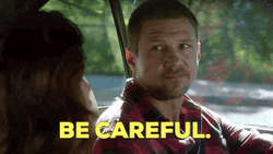 Be Safe Actor Marc Bluca Be Careful GIF