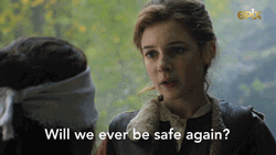Be Safe Anxious Young Lady Epix GIF