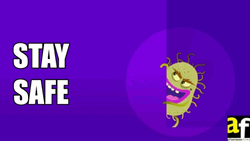Be Safe Sinister Virus Animation GIF