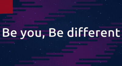 Be You Be Different Poster GIF