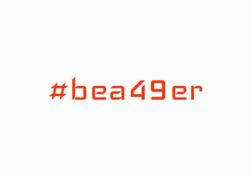 #Bea49er Text In Red GIF