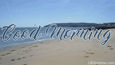Beach Good Morning GIF