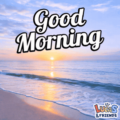 Beach Good Morning GIF