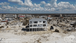Beach House Drone Shot GIF