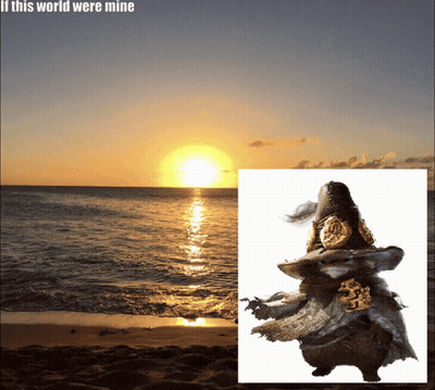 Beach If This World Were Mine GIF