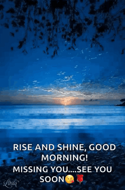 Beach Rise And Shine Good Morning Missing You See You Soon GIF