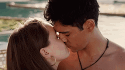 Beach Smooch Kissing GIF