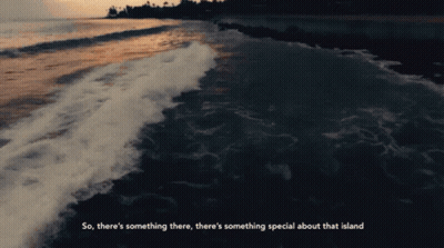Beach So Theres Something There Theres Something Special About That Island GIF