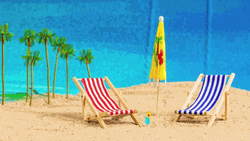 Beach Umbrella Toy GIF