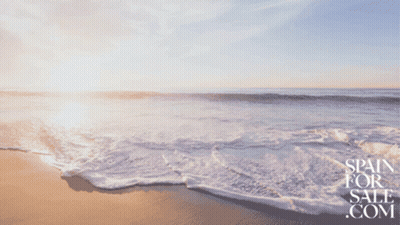 Beach With Good Morning GIF
