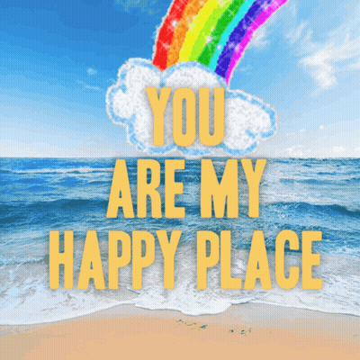 Beach You Are My Happy Place GIF