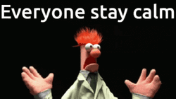 Beaker Everyone Stay Calm GIF