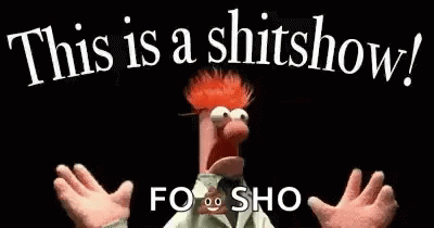 Beaker From Muppet Show Raising Hands GIF