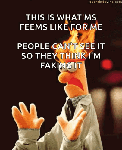 Beaker From The Muppet Show Has Flames Coming Out Of His Face GIF