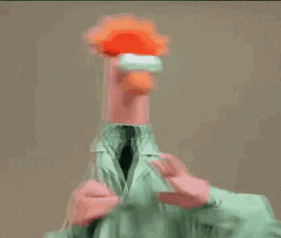 Beaker In Lab Coat And Tie GIF