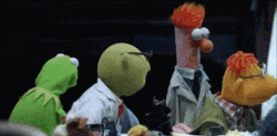 Beaker Passes Out Quickly GIF