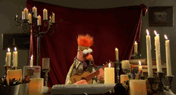 Beaker Playing Guitar GIF