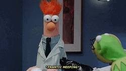 Beaker Stressed Reaction GIF