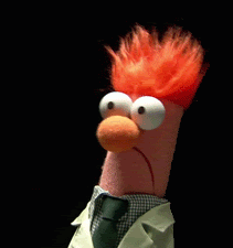 Beaker Trembling In Fear GIF