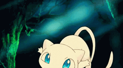 Beaming Mew GIF
