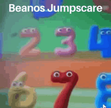 Beanos Series Character Jump Scare GIF