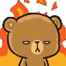 Bear Angry Sticker GIF