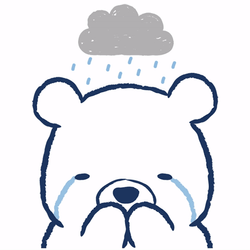 Bear Animation Make Me Sad GIF