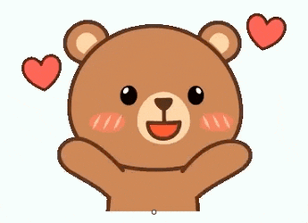 Bear Blowakiss GIF