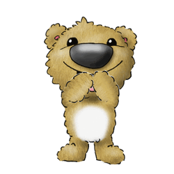 Bear Cartoon Kiss You GIF