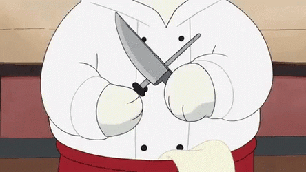 Bear Chef For Hibachi GIF