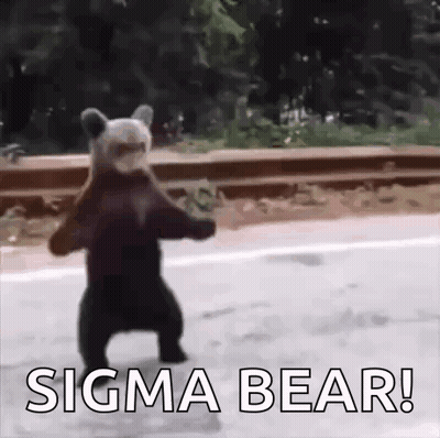 Bear Dancing By Road GIF