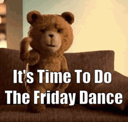 Bear Happy Friday Meme GIF