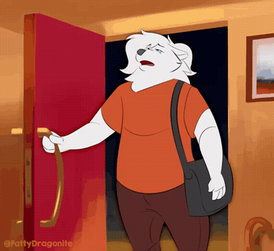Bear Holding Door Handle Fattydragonite GIF