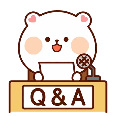 Bear Holding Q & A Paper At Microphone Sticker