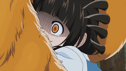 Bear Hug Kuma Miko Anime GIF