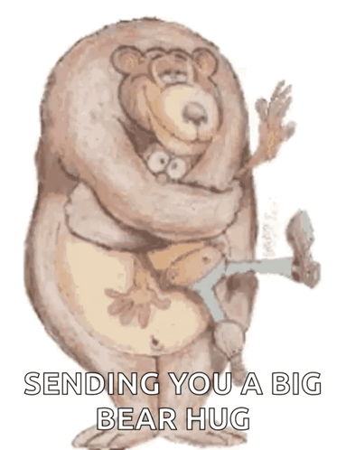Bear Hug Sending You A Big Bear Hug GIF