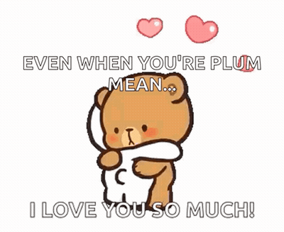 Bear Hugging Another Bear Even When You're Plum Mean I Love You So Much GIF
