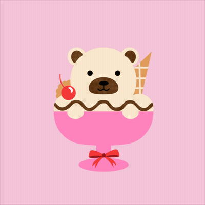 Bear In Sundae Funday Cup GIF