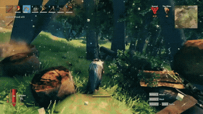 Bear In The Woods With Map GIF