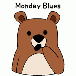 Bear Monday Blues GIF