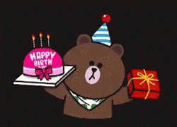 Bear Party For Birth  GIF
