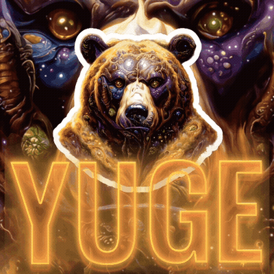 Bear Saying Yuge GIF