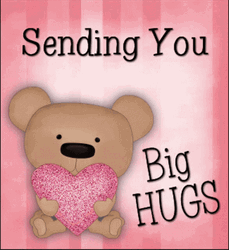 Bear Sending You Big Hugs GIF