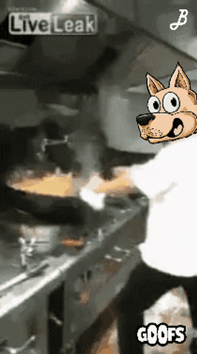 Bear Smoking Cigarette Holding Pan Let Him Cook GIF