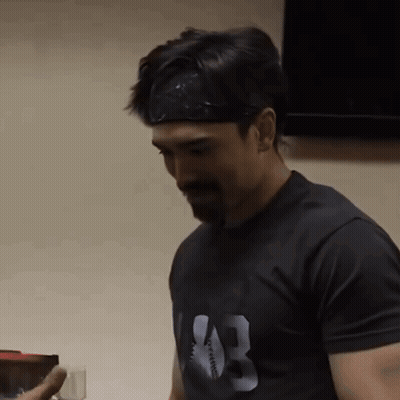 Bear Standing Before Mountain Saying Thinking Of You GIF