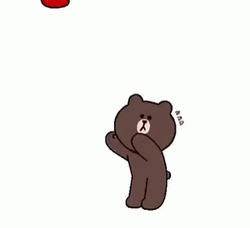 Bear Sticker Feeling Overwhelmed With Love GIF