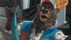 Bear Swallows Whole Fish GIF