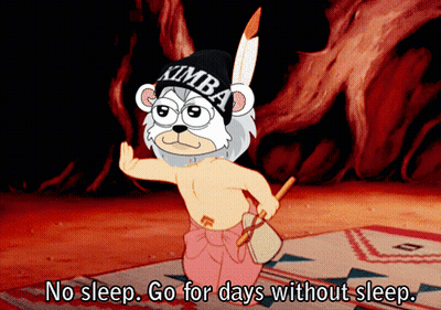 Bear Wearing Kimba Beanie GIF