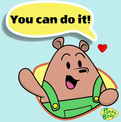 Bear You Can Do It I Believe In You GIF