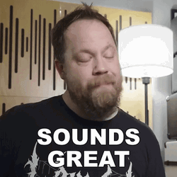 Beard Guy Sounds Good GIF
